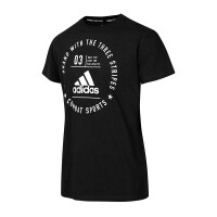 adidas Community T-Shirt COMBAT SPORTS black/white S