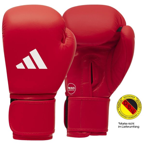 adidas Velcro IBA Boxing Glove red 12oz