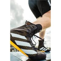 adidas BOX HOG 4 black/white/orange 9,5