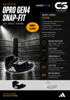 adidas Mouthguard OPRO Gen4 Snap-Fit white