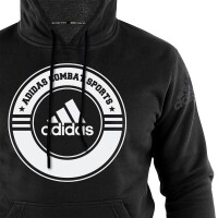 adidas Hoody Combat Sports black/white  L