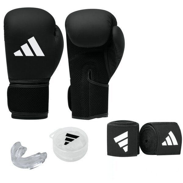 adidas Boxing Set Men black/white 12oz
