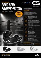 adidas Mouthguard OPRO Gen4 Bronze-Edition transparent