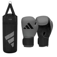 adidas Youth Boxing Kit 04 grey/black 10oz