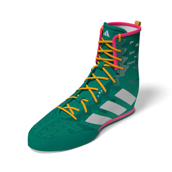 adidas BOX HOG 4 green/orange/pink 9.5