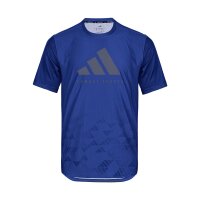 adidas Tech Line Men´s T-Shirt COMBAT SPORTS dark blue/blue L