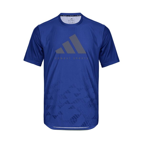 adidas Tech Line Men´s T-Shirt COMBAT SPORTS dark blue/blue S