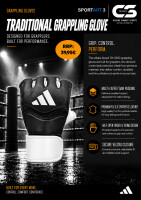 adidas Traditional Grappling Glove black/white