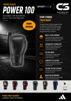 adidas Power 100 Training Gloves black/black
