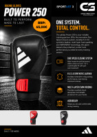 adidas Power 250 Training Gloves red/black