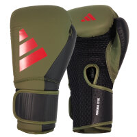 adidas Power 50 Training Gloves orbit green/red