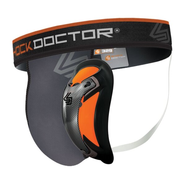 Shock Doctor Supporter with Ultra Carbon Flex Cup Grey S