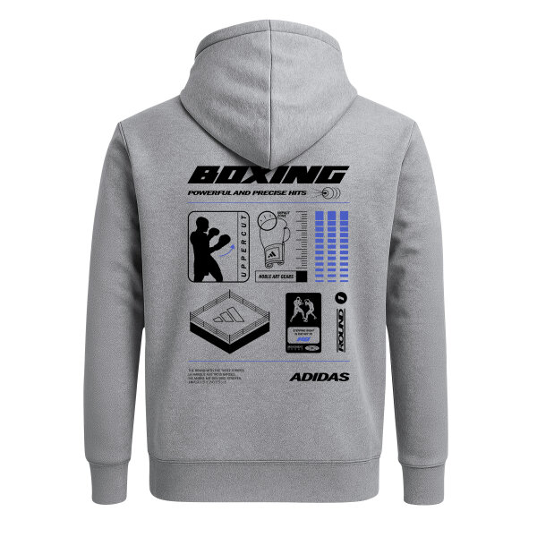 adidas Boxing Graphic Line Hoody grey