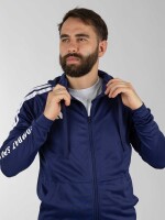 adidas Community Sports Jacket dark blue/white M