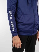 adidas Community Sports Jacket dark blue/white XL