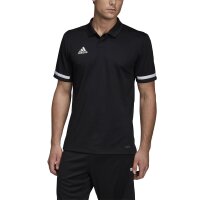 adidas T19 POLO M BLACK/WHITE XS
