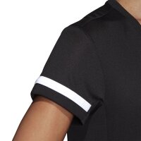 adidas T19 SS JERSEY W BLACK/WHITE XS