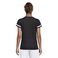 adidas T19 SS JERSEY W BLACK/WHITE XS