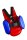 adidas Reversible Boxing Chest Guard M blue/red